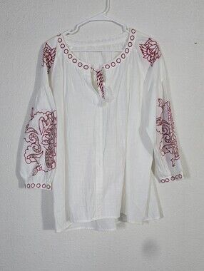 White Linen-Cotton Shirt